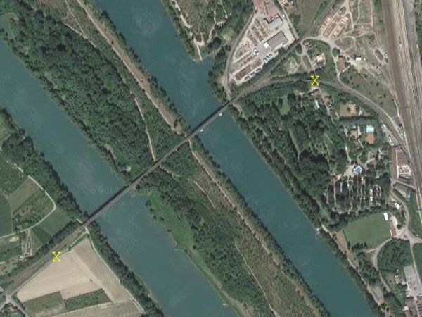 la passerelle de Peyraud
